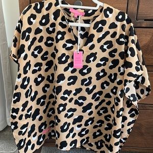 Simply Southern Cheetah top